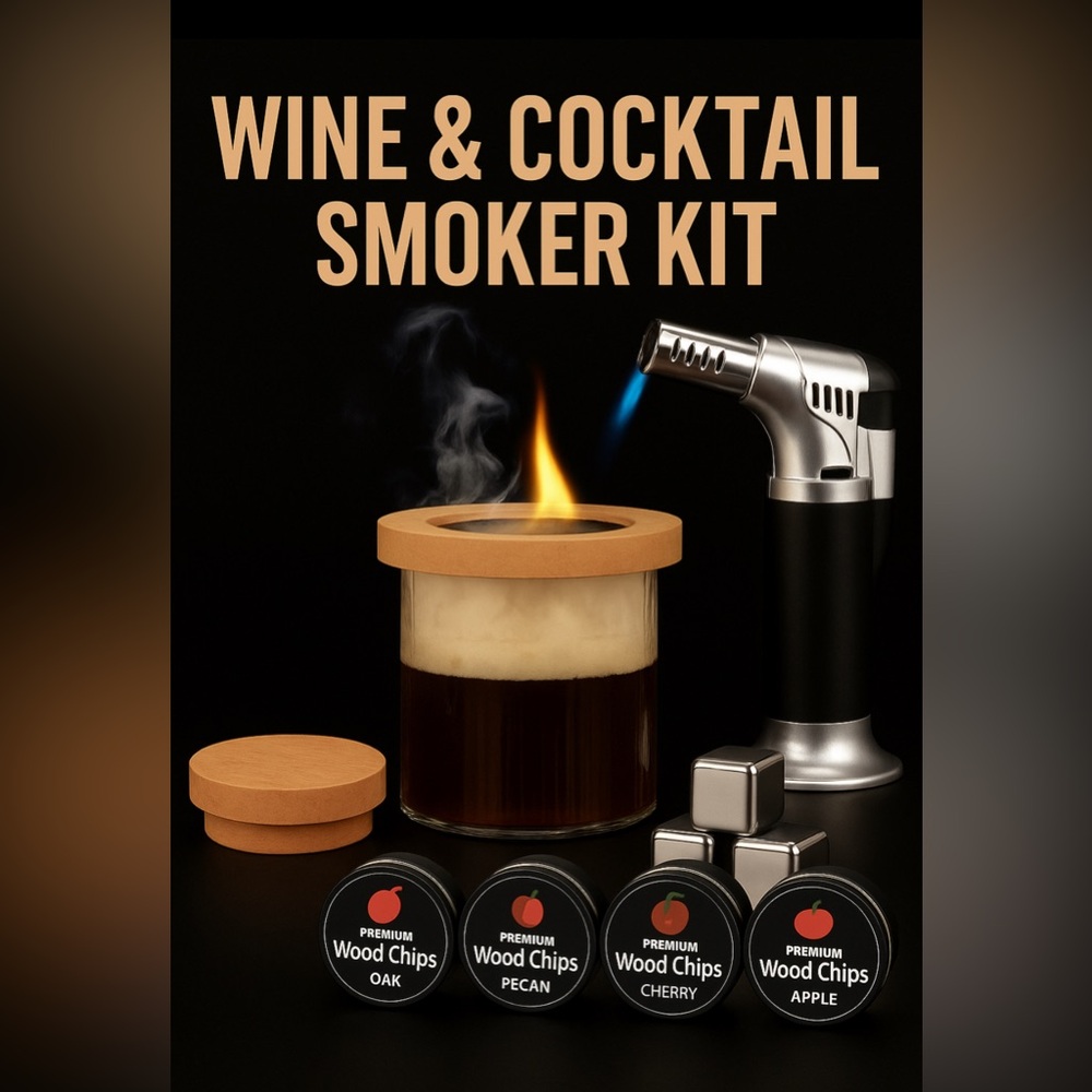 🎁🎁.PERFECT GIFT  🎁🎁
🍷🥃Cocktail Smoker Kit  🍷🍸